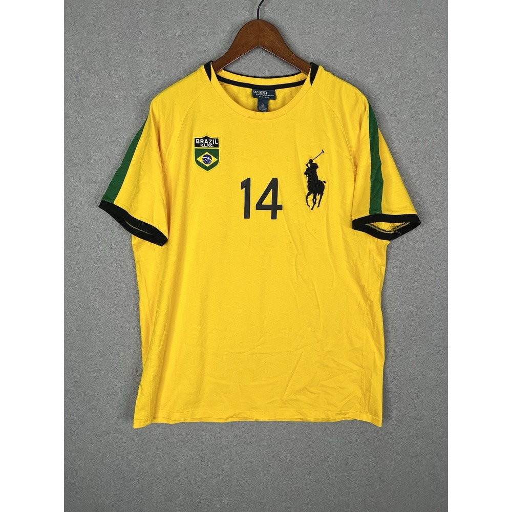 Polo Ralph Lauren Brazil Worldcup Men's Shirt Sz XL Soccer World‎ Cup